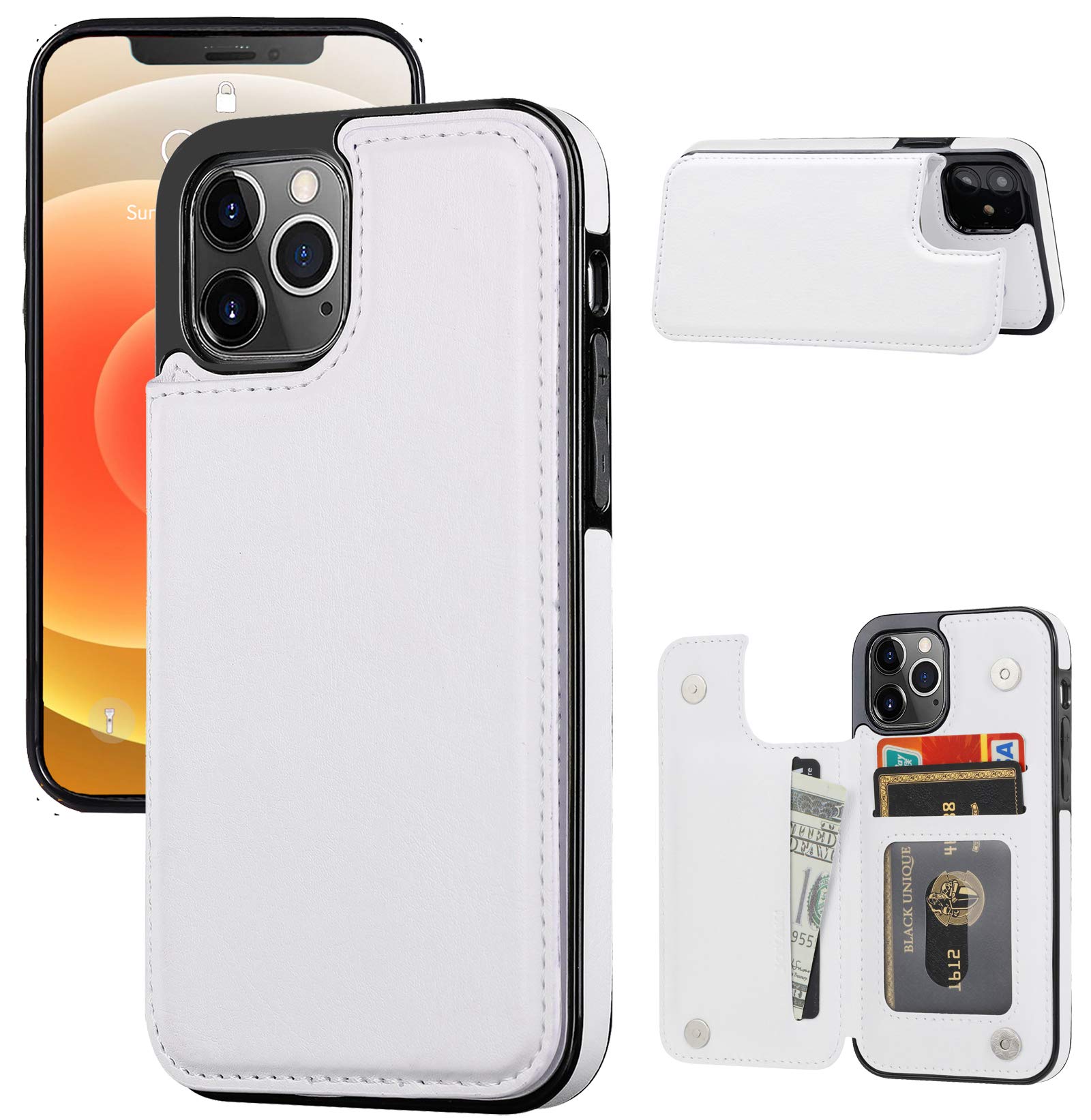 Amazon.com: JOYAKI Wallet Case Compatible with iPhone 12 Pro/12